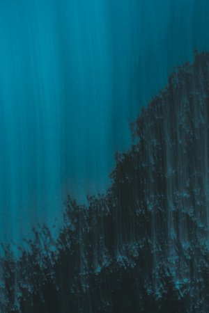Editor's Choice - Underwater Rocks Blue Wallpaper