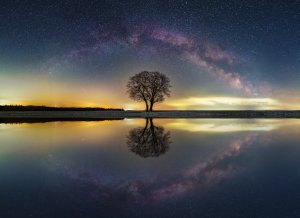 Editor's Choice - Galactic Sunset Milky Way Wallpaper