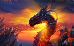 Colorful Dragon Fantasy Wallpaper