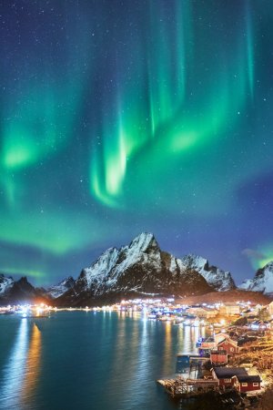Editor's Choice - Aurora Norway Night Wallpaper