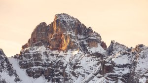 Editor's Choice - Dolomites Snow Peak Wallpaper