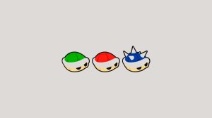 Collector's Choice - Minimal Mario Kart RGB Contrast Wallpaper
