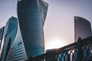 Editor's Choice - Moscow Sunset Skyscraper Wallpaper