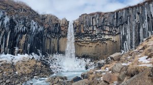 Editor's Choice - Svartifoss Iceland Waterfall Wallpaper