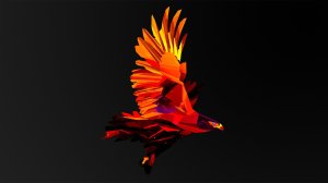 Collector's Choice - Eagle Facets Abstract Wallpaper