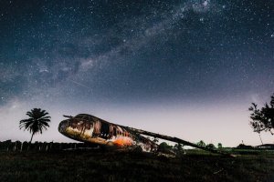 Editor's Choice - Night Sky Tent Space Wallpaper
