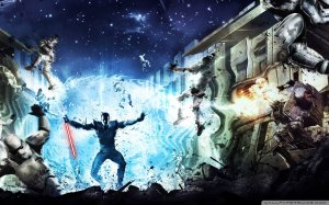 Collector's Choice - Starkiller Lightsaber Battle Wallpaper
