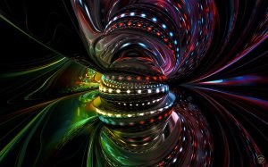 Collector's Choice - Colorful Abstract Reflection Wallpaper
