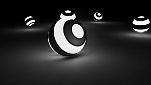 Collector's Choice - Monochrome Sphere Art Wallpaper
