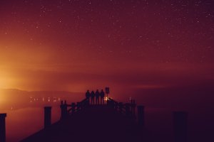 Editor's Choice - Sunrise Space Dock Wallpaper