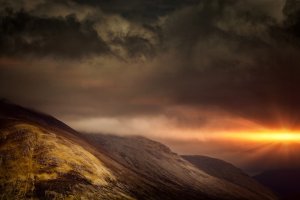 Editor's Choice - Highlands Sunset Adventure Wallpaper