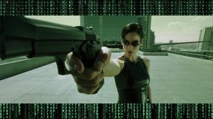 Collector's Choice - Trinity Matrix Gun Wallpaper