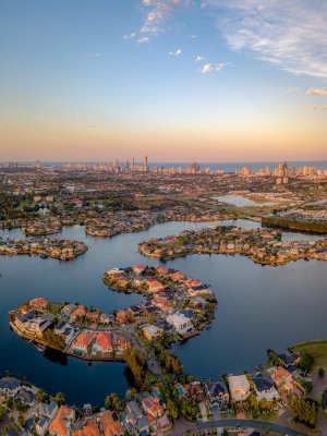Editor's Choice - Panoramic City Sunrise Wallpaper