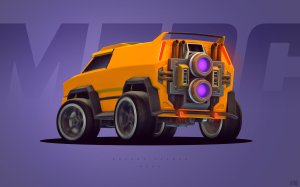 Collector's Choice - Rocket League Merc Wallpaper
