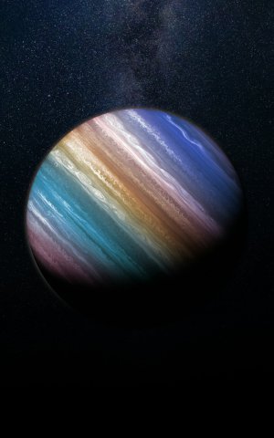 Editor's Choice - Galactic Earth Patterns Wallpaper