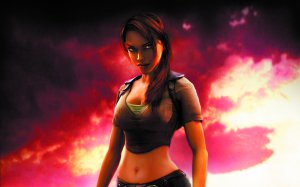 Collector's Choice - Lara Croft Artwork Wallpaper