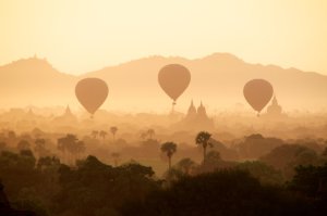 Editor's Choice - Hot Air Balloon Sunrise Wallpaper