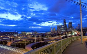 Community Photos - Seattle Bridge Sky Wallpaper