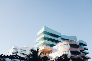 Editor's Choice - Miami Pastel Buildings Wallpaper