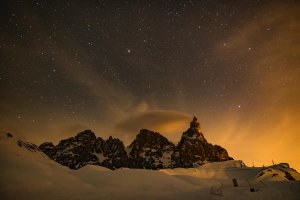 Collector's Choice - Dolomites Night Stars Wallpaper