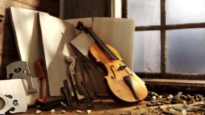 Community Photos - Violin Window Wood Wallpaper