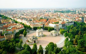 Community Photos - Milan Aerial Cityscape Wallpaper