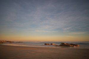 Collector's Choice - Red Sky Beach Sunset Wallpaper