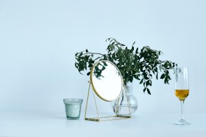 Collector's Choice - Elegant Still Life Mirror Wallpaper