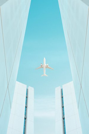 Collector's Choice - Moroccan Airliner Window View Wallpaper