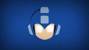 Community Photos - Mega Man Minimalist Blue Wallpaper