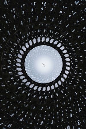 Collector's Choice - Symmetric Skylight Architecture Wallpaper