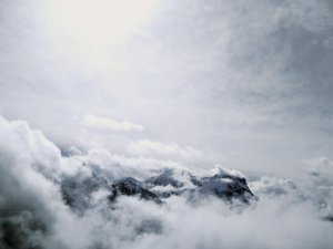 Collector's Choice - Dolomiti Snow Clouds Wallpaper