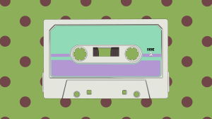 Community Photos - Vintage Cassette Polka Dots Wallpaper