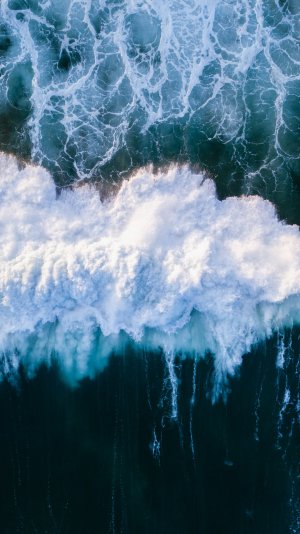 Collector's Choice - Aerial Beach Waves Wallpaper
