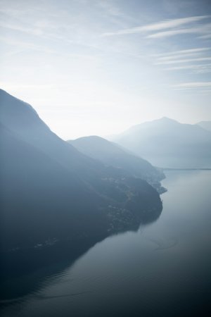 Editor's Choice - Swiss Lake Sunlight Wallpaper